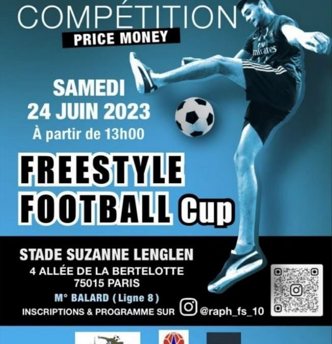 Affiche de la Freestyle Football Cup du 24 Juin 2023